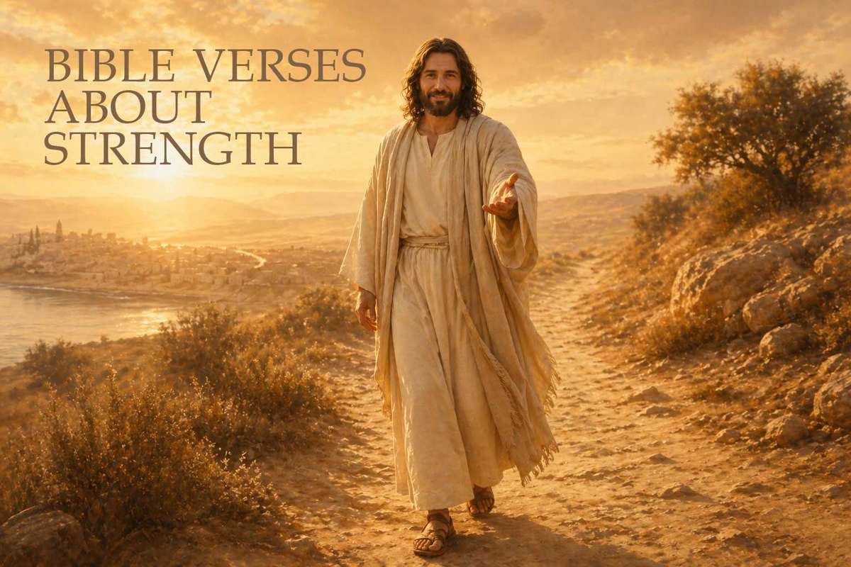 Open Bible with Isaiah 40:31 highlighted and a soft-focus background