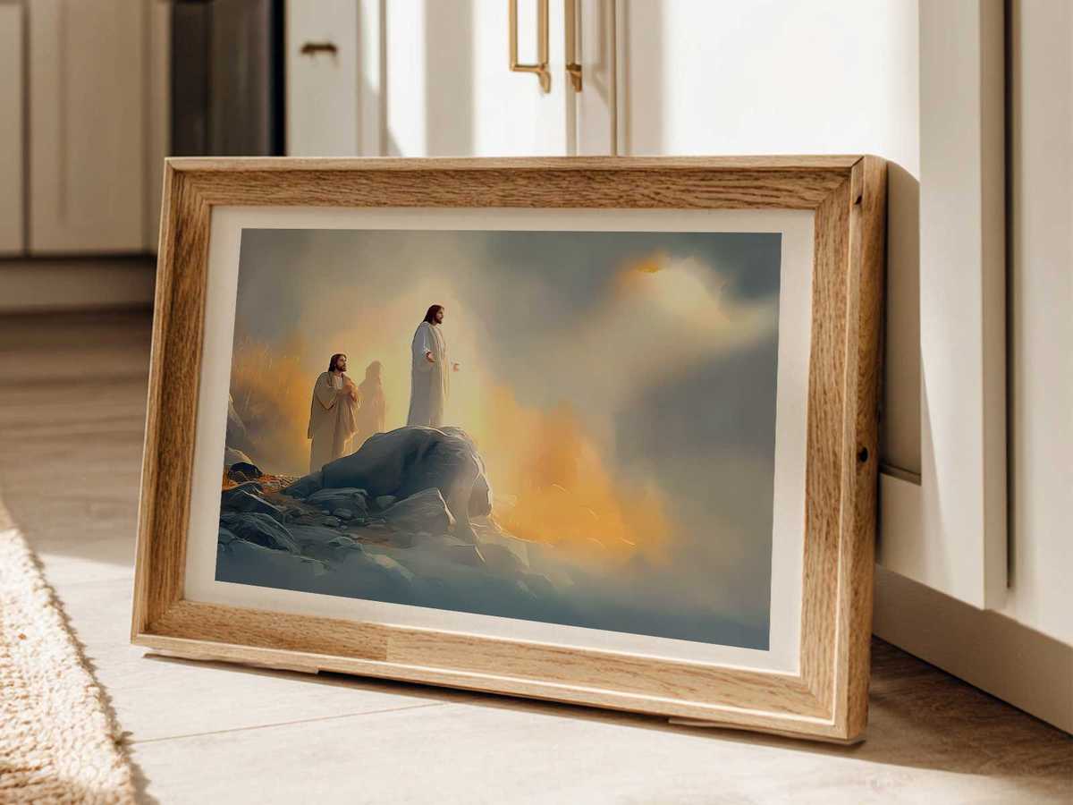 Intimate study of Christ’s expression inviting contemplative listening and prayer