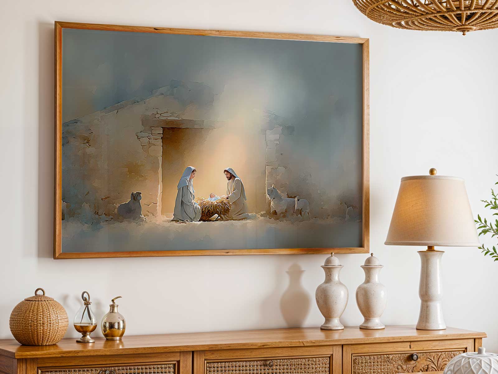 Jesus speaking kindly to an isolated or excluded person while others observe, symbolizing inclusion